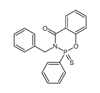 3-benzyl-2-phenyl-2-sulfanylidene-1,3,2λ5-benzoxazaphosphinin-4-one结构式