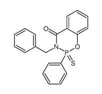 3-benzyl-2-phenyl-2-sulfanylidene-1,3,2λ5-benzoxazaphosphinin-4-one Structure