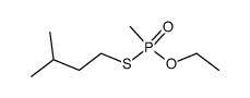 Methylphosphonothioic acid O-ethyl S-isopentyl ester structure