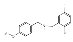 N-[(2,5-difluorophenyl)methyl]-1-(4-methoxyphenyl)methanamine结构式