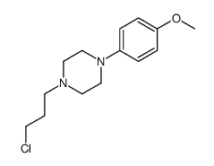 1-(3-chloropropyl)-4-(4-methoxyphenyl)piperazine Structure