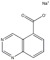 sodium quinazoline-5-carboxylate Structure