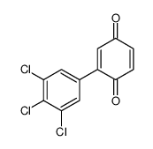 2-(3,4,5-trichlorophenyl)cyclohexa-2,5-diene-1,4-dione结构式