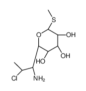 Methyl 7-Chloro-7-deoxy-1-thiolincosaminide结构式