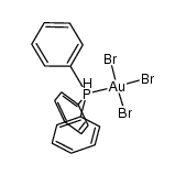 triphenylphosphinegold(III) tribromide Structure