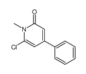 6-Chloro-1-Methyl-4-phenylpyridin-2(1H)-one结构式