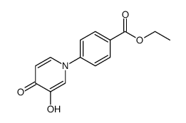 Ethyl 4-(3-hydroxy-4-oxopyridin-1(4H)-yl)benzoate结构式