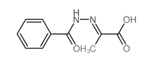Benzoic acid,2-(1-carboxyethylidene)hydrazide structure
