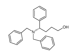 (4S)-N,N-(dibenzyl)-4-amino-4-phenyl-1-butanol Structure