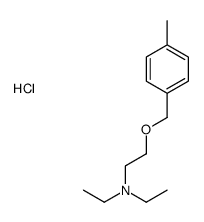 diethyl-[2-[(4-methylphenyl)methoxy]ethyl]azanium,chloride结构式