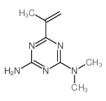 1,3,5-Triazine-2,4-diamine,N2,N2-dimethyl-6-(1-methylethenyl)-结构式