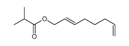 octa-2,7-dienyl 2-methylpropanoate结构式