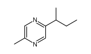2-Methyl-5-sec-butylpyrazine结构式