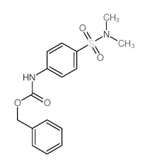 Carbamic acid,[4-[(dimethylamino)sulfonyl]phenyl]-, phenylmethyl ester (9CI)结构式