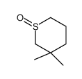 3,3-dimethylthiane 1-oxide结构式