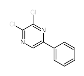 2,3-dichloro-5-phenyl-pyrazine structure