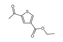 5-acetyl-thiophene-3-carboxylic acid ethyl ester Structure