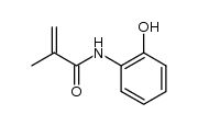 N-(2-hydroxy-phenyl)-2-methyl-acrylamide结构式