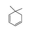 5,5-dimethylcyclohexa-1,3-diene结构式