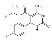 5-Pyrimidinecarboxylicacid,4-(4-fluorophenyl)-1,2,3,4-tetrahydro-6-methyl-2-oxo-,1-methylethylester(9CI) Structure