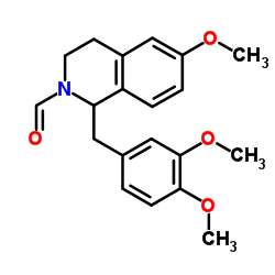 1-(3,4-Dimethoxybenzyl)-6-methoxy-3,4-dihydro-2(1H)-isoquinolinecarbaldehyde Structure