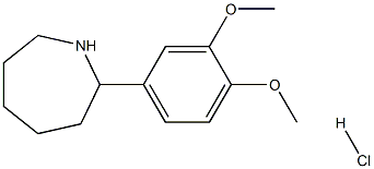2-(3,4-Dimethoxyphenyl)azepane, HCl Structure