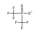 Bis(trifluormethyl)-dithiophosphinat-Ion Structure