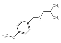 N-[(4-methoxyphenyl)methyl]-2-methylpropan-1-amine结构式