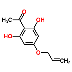 1-[4-(ALLYLOXY)-2,6-DIHYDROXYPHENYL]ETHAN-1-ONE structure