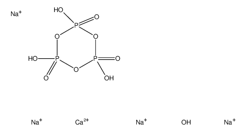 calcium,tetrasodium,2,4,6-trihydroxy-1,3,5,2λ5,4λ5,6λ5-trioxatriphosphinane 2,4,6-trioxide结构式