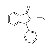 1-oxo-3-phenyl-1H-indene-2-carbonitrile Structure