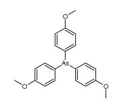 tris(4-methoxyphenyl)arsine结构式