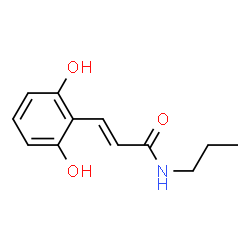 2-Propenamide, 3-(2,6-dihydroxyphenyl)-N-propyl- (9CI)结构式