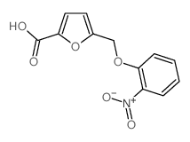 5-(2-NITROPHENOXYMETHYL)FURAN-2-CARBOXYLIC ACID结构式