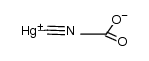 cyano(acetato)mercury(II) Structure