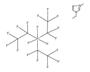 [C2mim][PF3(CF2CF3)3] Structure