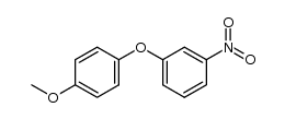 1-(4-methoxyphenoxy)-3-nitrobenzene结构式