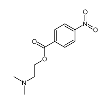 2-(dimethylamino)ethyl 4-nitrobenzoate结构式