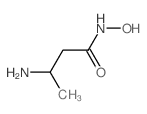 Butanamide,3-amino-N-hydroxy- structure