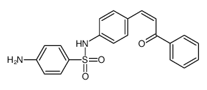 4-amino-N-[4-[(E)-3-oxo-3-phenylprop-1-enyl]phenyl]benzenesulfonamide Structure