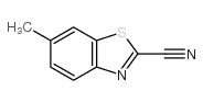 2-Benzothiazolecarbonitrile,6-methyl-(9CI)结构式