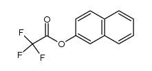 ACETIC ACID, 2,2,2-TRIFLUORO-, 2-NAPHTHALENYL ESTER structure
