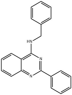 n-benzyl-2-phenyl-4-quinazolinamine结构式