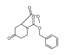 1-O-benzyl 2-O-methyl (2S)-4-oxopiperidine-1,2-dicarboxylate结构式