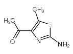1-(2-氨基-5-甲基-4-噻唑基)乙酮结构式
