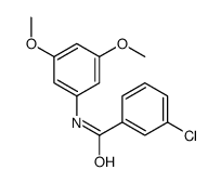 3-Chloro-N-(3,5-dimethoxyphenyl)benzamide Structure