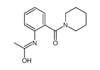 N-[2-(piperidine-1-carbonyl)phenyl]acetamide Structure