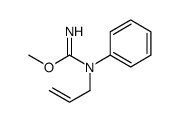 methyl N-phenyl-N-prop-2-enylcarbamimidate结构式