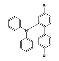 5-bromo-2-(4-bromophenyl)-N,N-diphenylaniline结构式