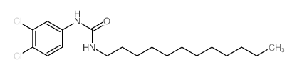 3-(3,4-dichlorophenyl)-1-dodecyl-urea结构式